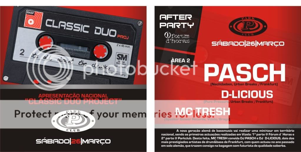 26/3 » PASCH b2b D-LICIOUS feat. MC TRESH @ VIZELA  Treshparkclub