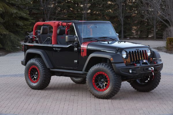 2014 Jeep e Mopar revelam 6 novos Concept Jeep para o 48th Annual Moab Easter Jeep Safari Jeep-Wrangler-Level-Red