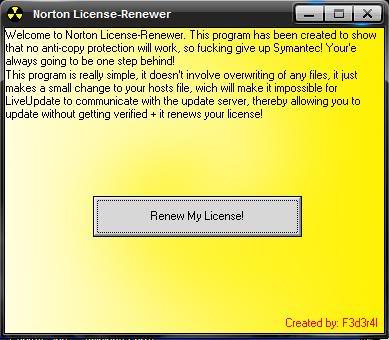 Norton License Renewer Untitled-1
