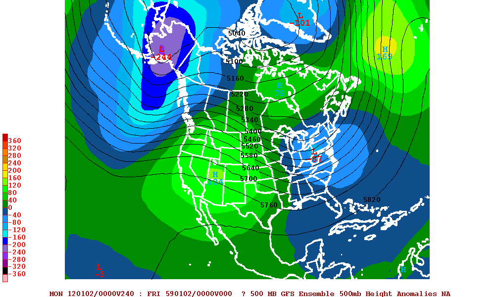 Winter 2011/2012 Pattern Discussion - Page 9 00zGFSEnsembles500mbHeightAnomalyNA240