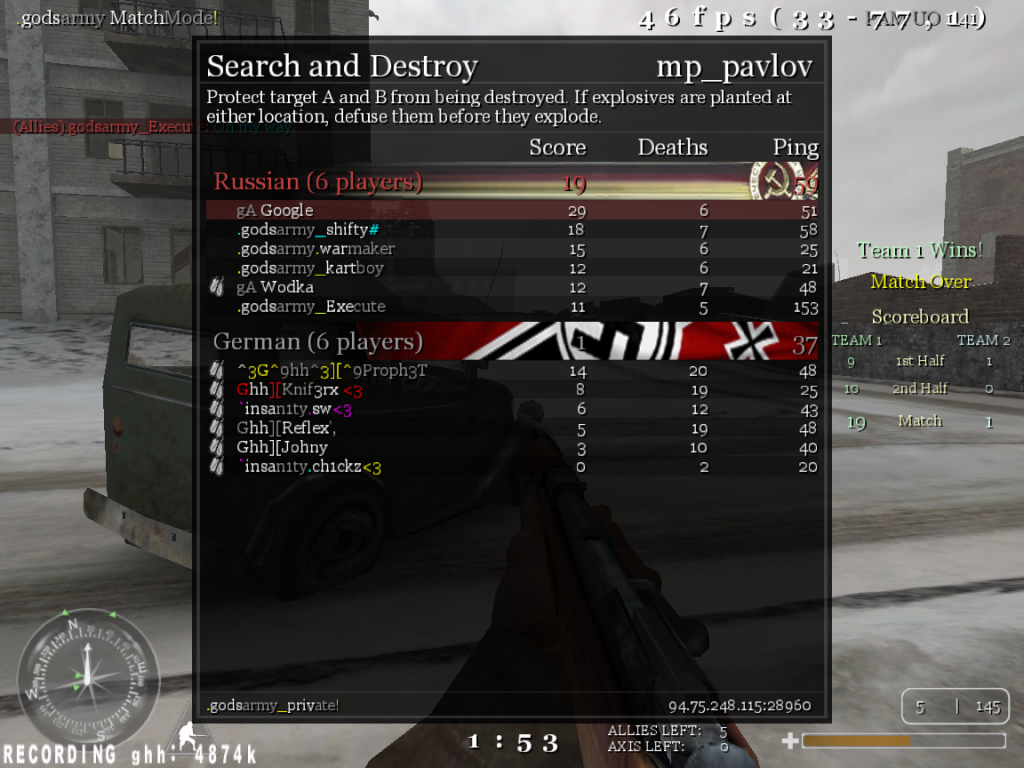 COD:UO SCREENSHOTS! Feat. Me, portis, windje, tino etc! CARRYING2