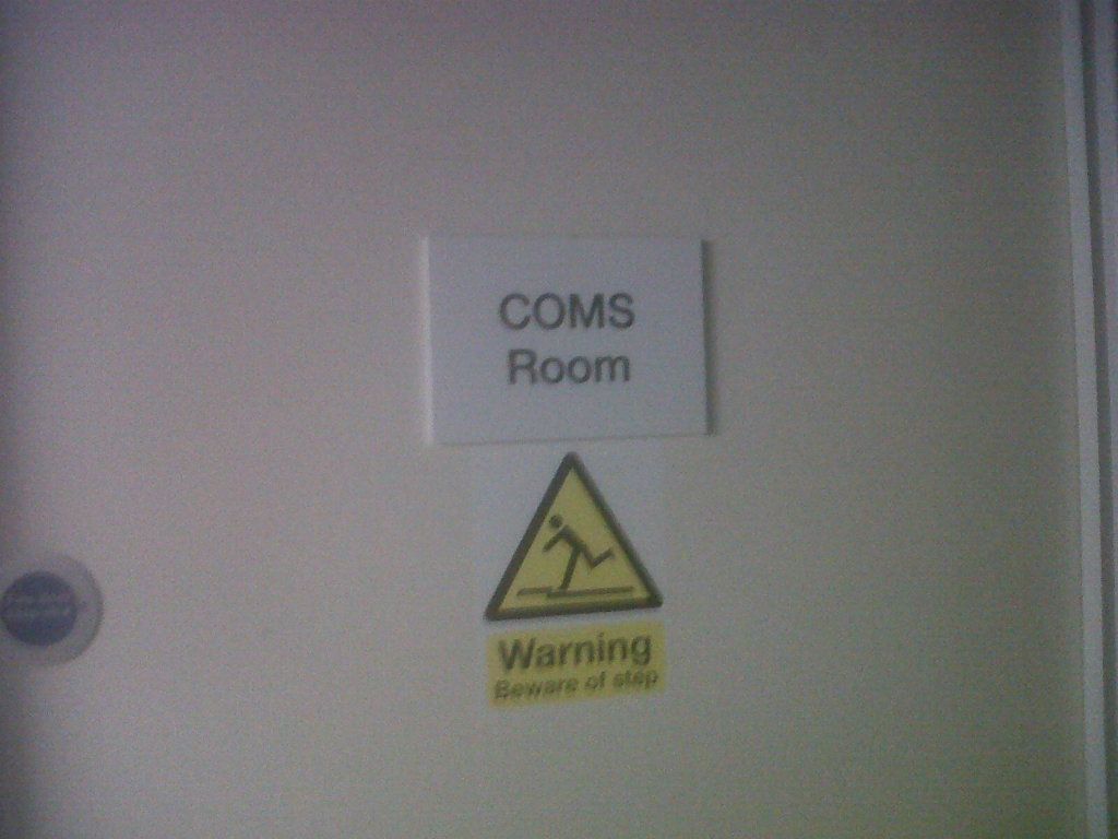 I worked in a building that had a Coms Room too (Like Powcamp!) CityofLondon-20120712-00084