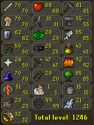 Progression With My Real RS account. Currentstats-2