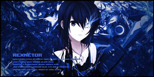 Black Rock Shooter C4D SIGN BlackShootGFX