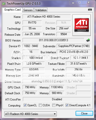 Test 4870 2gb + athlon II Gpu-z4870OC