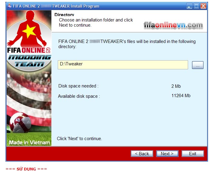 FIFA ONLINE 2 | TWEAKER beta 0.6 TƯƠNG THÍCH 1049 - 1050   22222