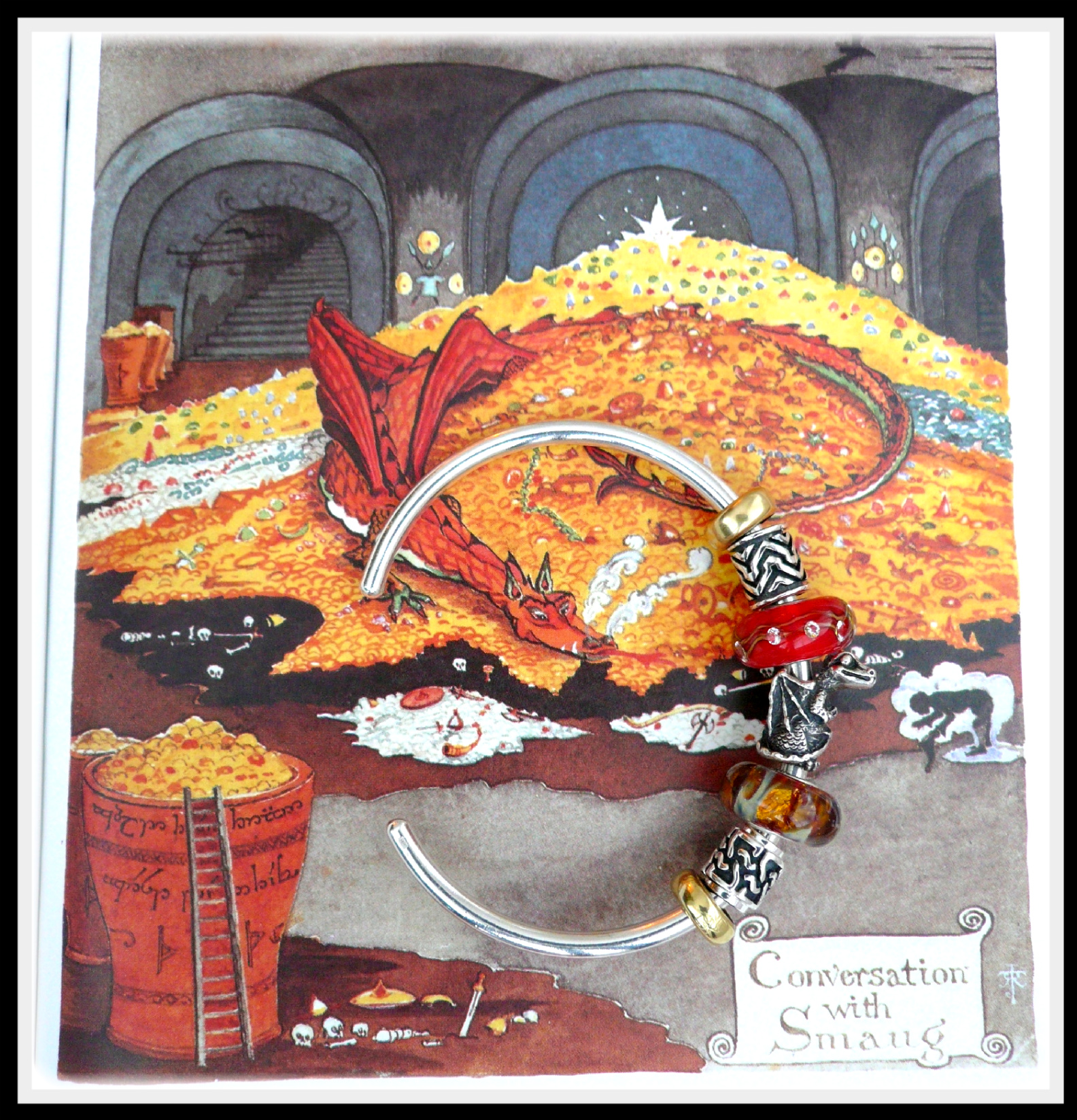 beads - Smaug and Bilbo - Faerybeads and Hobbit beads SmaugAndBilbo_zpsce00123f