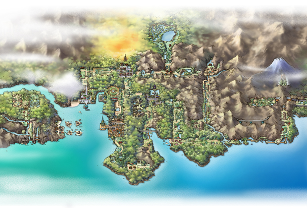 Mapa del mundo pokémon. Johto_HGSS