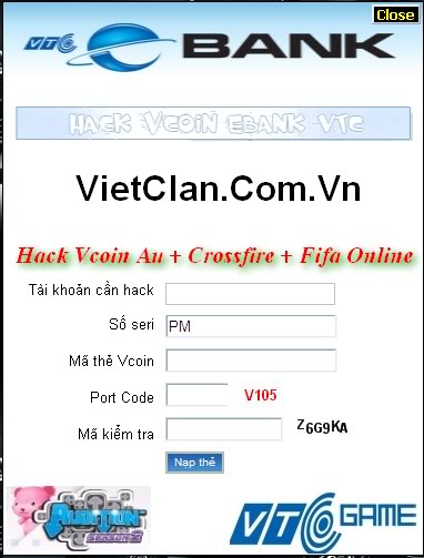 Hack Vcoin Ebank Update 30/07/2011 12