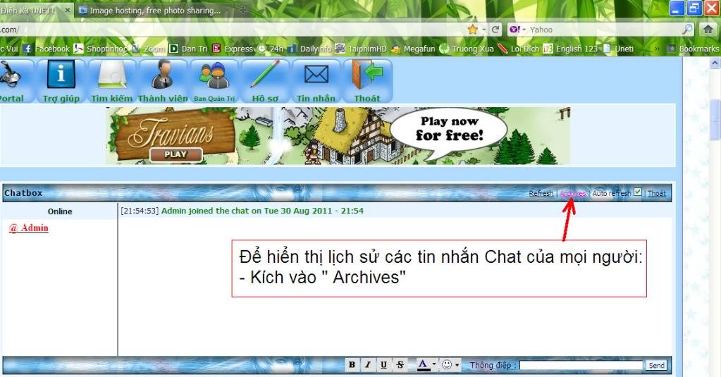 Hướng dẫn vào phòng Chat Forum HuongdanvaoChatBox3