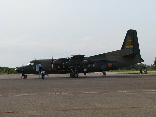 Armée Ghanéene Ghana-fokkerF-27