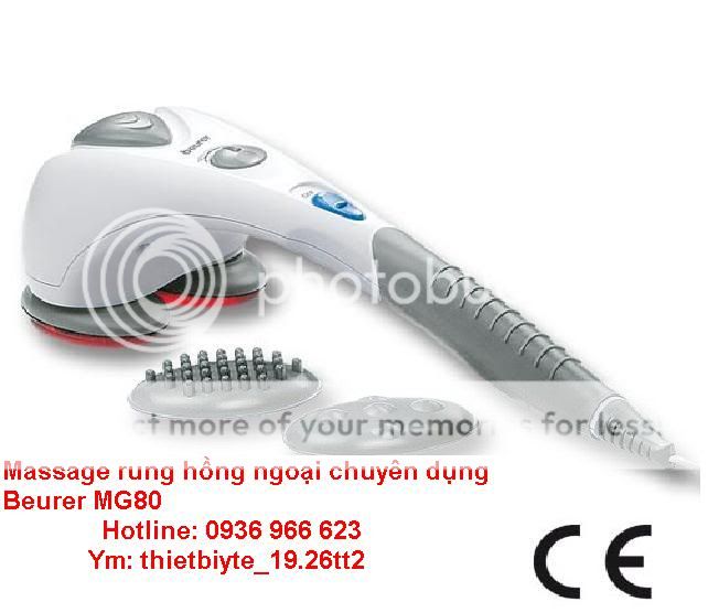 Massage đấm đôi hồng ngoại chuyên dụng Beurer MG80 - Call: 0936 966 623 Beurer-MG80