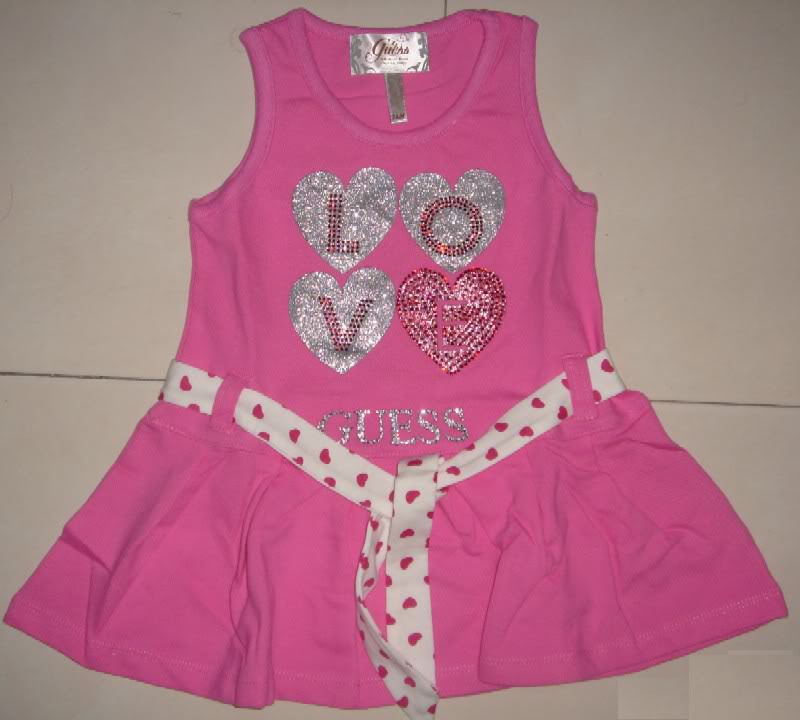 NORSHA22 : BRANDED WEAR..ADULTS / KIDS LOVEGUESSPINK