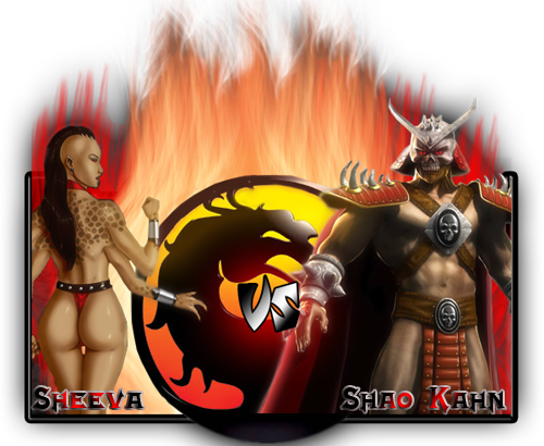 Round 1, FIGHT! Sheeva-vs-Shao-Kahn-sig