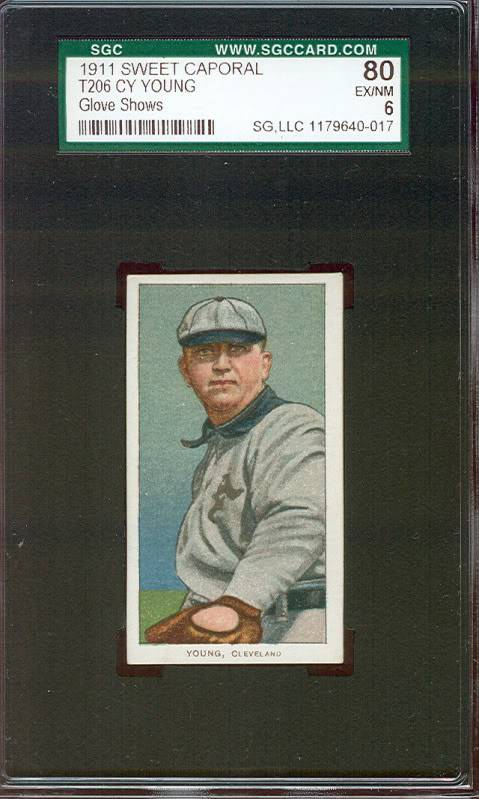 Rank your top 10 "best" cards 1911T206YoungGloveShowing80