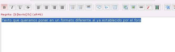 CMO DAR FORMATO AL TEXTO, A LAS IMGENES, A LOS VIDEOS...? Textoqqueramos-1