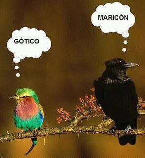 ¿ Gótico o maricón ? Goticomaricon