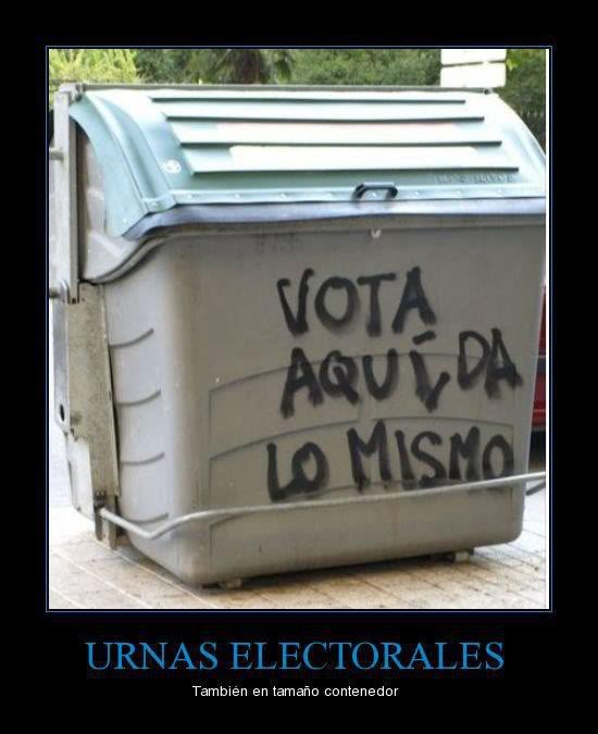 Época de elecciones / erecciones Votobasura