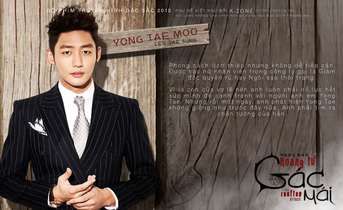 [SBS 2012] Rooftop Prince | 옥탑방 왕세자: Park Yoochun-Vietsub E20End SD/HD/FHD Completed Yongtaemoo