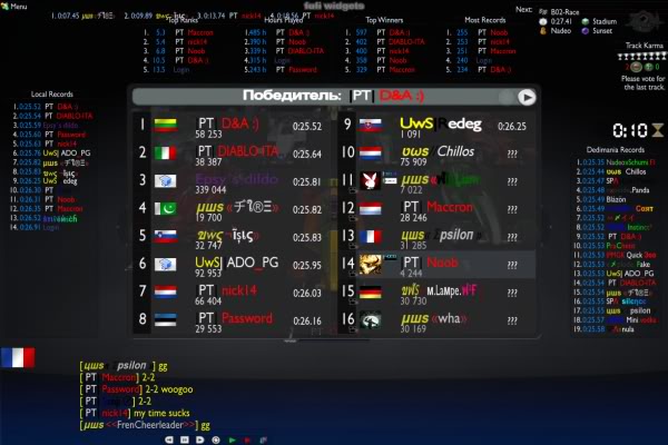 Screenshots from |PT| Nadeo matches BonusB-8