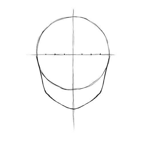 Tips menggambar Mangga Head-FrontView-12