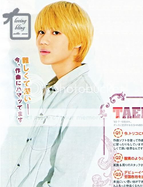 [031011] SHINee @TV Guide Plus 2011- número de otoño RaeYb