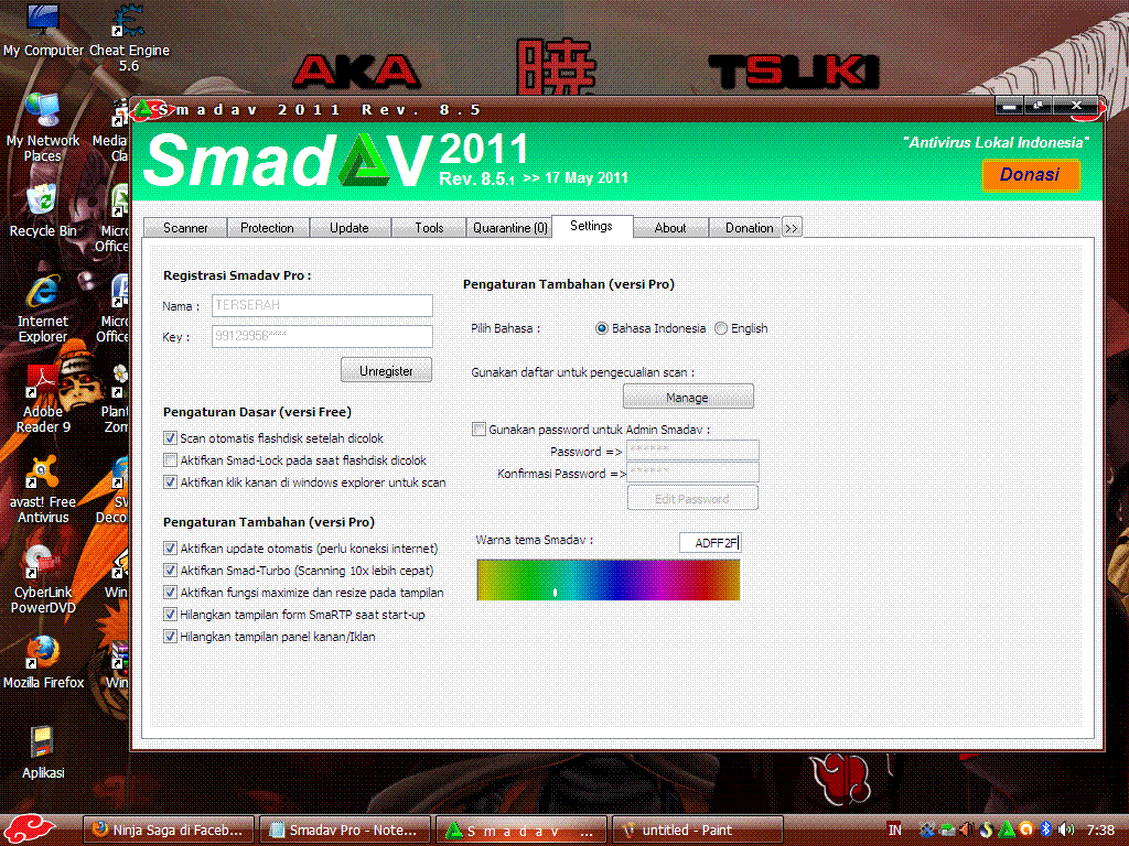 Key Smadav Pro Ver. 8.5 ADFF2F