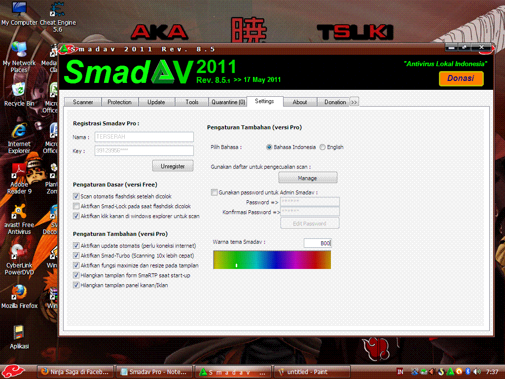 Key Smadav Pro Ver. 8.5 B00