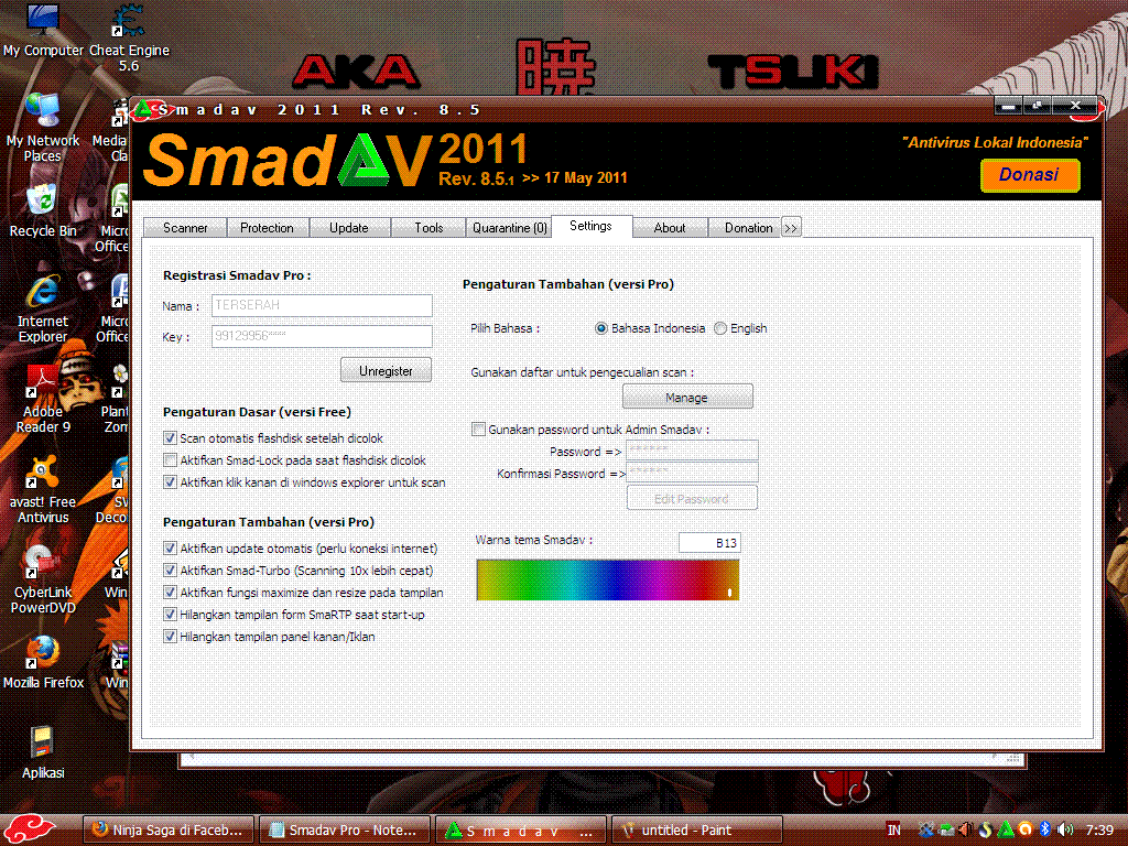 Key Smadav Pro Ver. 8.5 B13