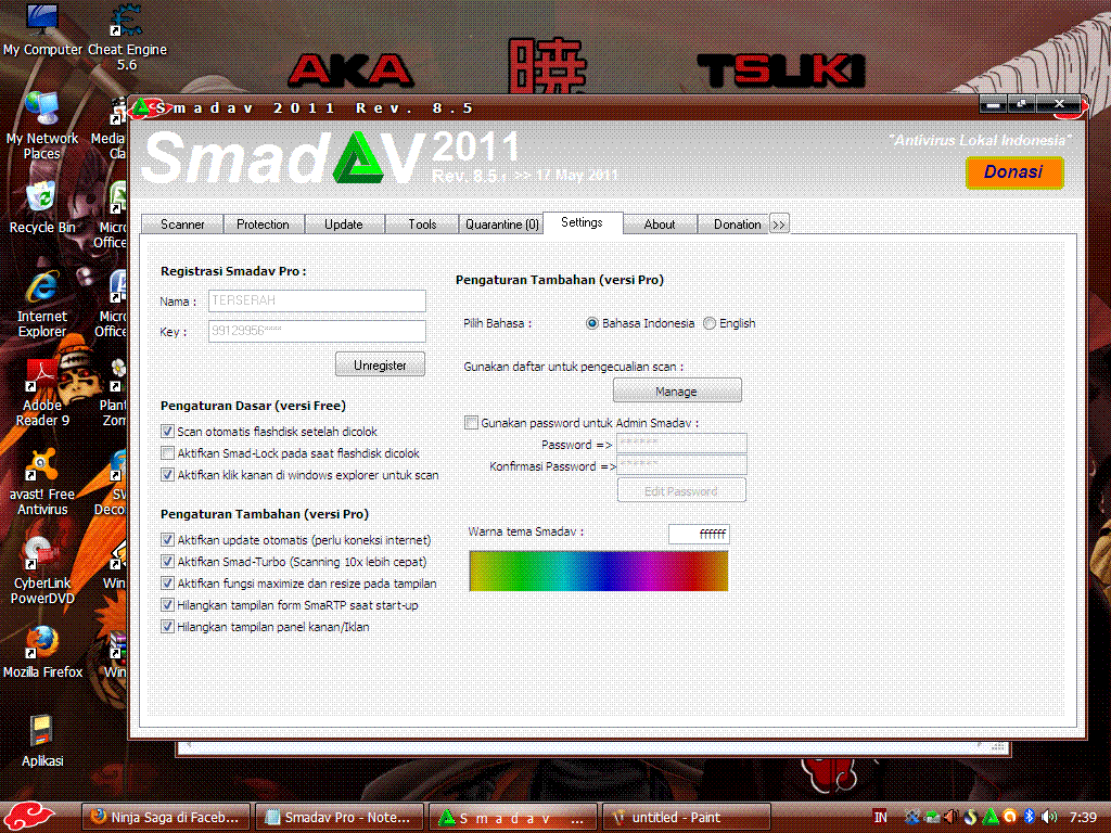 Key Smadav Pro Ver. 8.5 Ffffff