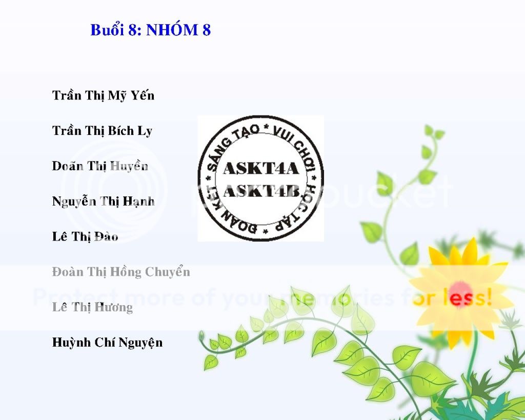 Thông Báo Nhóm Thuyết Trình Môn KT chính trị 1 Flower5