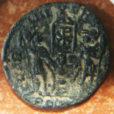 AE3 de Constantino II (GLORIA EXERCITVS) Moneda2b