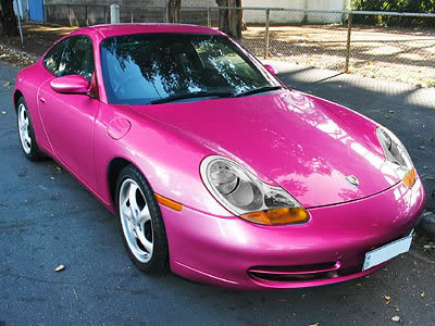  صور سيارات بنات 2012  Pink_porsche