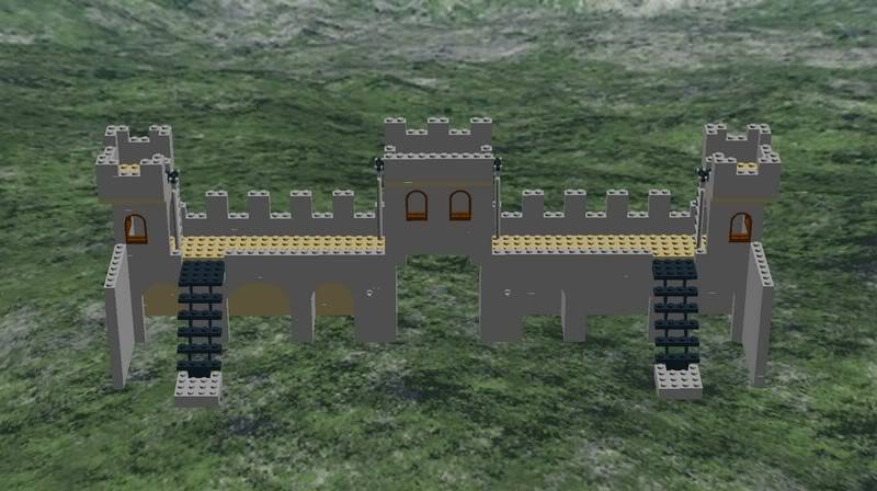 Castle MOC Front-inside