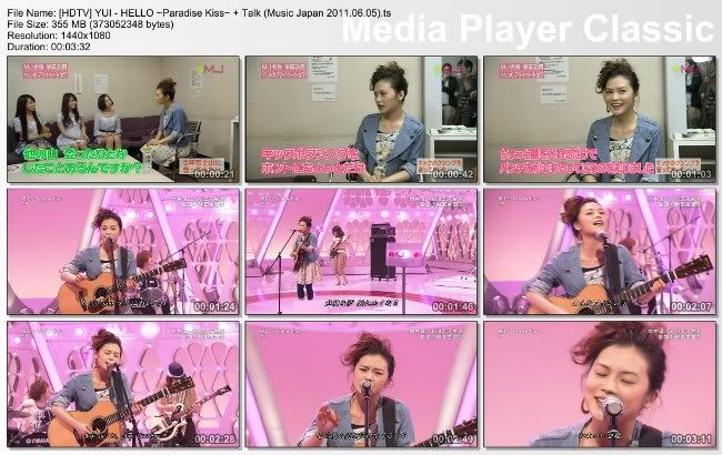 HELLO @ Music Japan (2011.06.05) HDTVYUI-HELLOParadiseKissTalkMusicJapan20110605