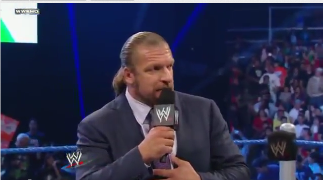 Triple H Comes out on Smackdown[9/03/12] TripleH5