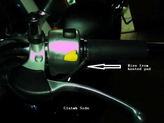 Symtec Heated Grips Fitted To VZ800 DSC01513