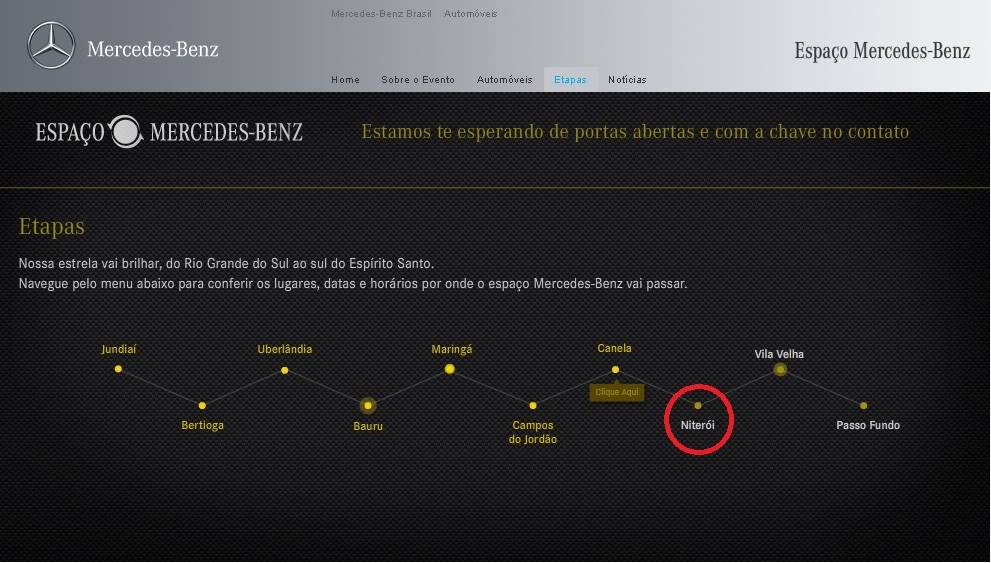 Próxima Etapa do Espaço Mercedes-Benz EspacoMB