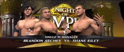 Night of Champions 12/27 - 1/1 Match Card Brandonvsshane