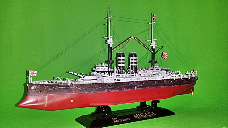 IJN Mikasa hasegawa 1/350 20131103_184522