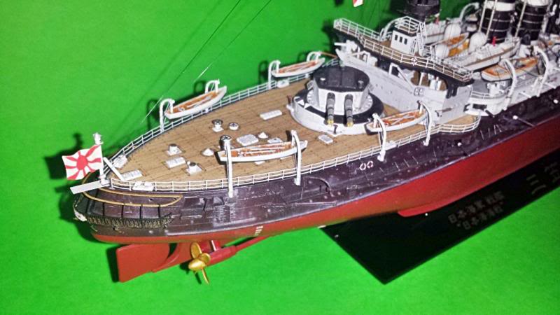 IJN Mikasa hasegawa 1/350 20131103_184949