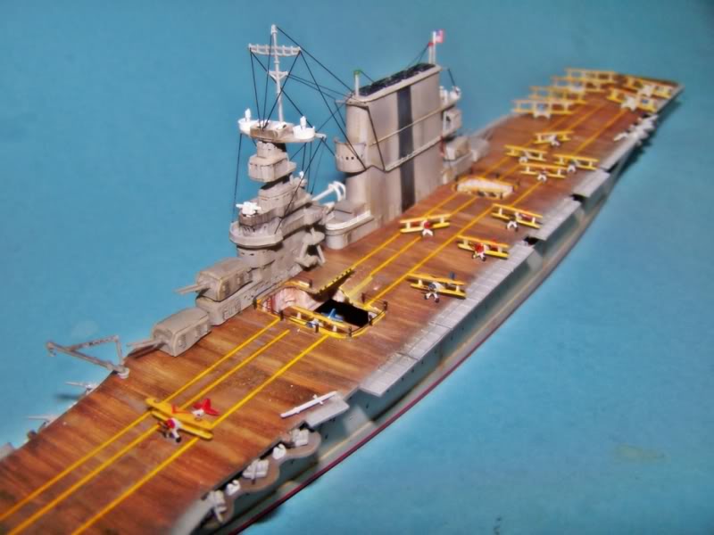 USS SARATOGA CV-3 TRUMPETER 1/700 100_8966