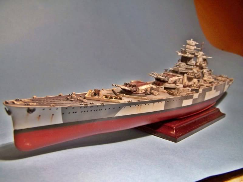 Acorazado richelieu TRUMPETER 1/700 100_4640