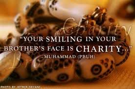 Smiling and Saying Salam SmilingCharity2