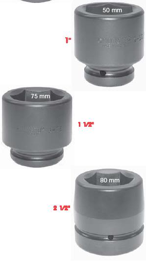 Khẩu(Impact Socket): 3/4",1", 1-1/2", 2-1/2" 335554