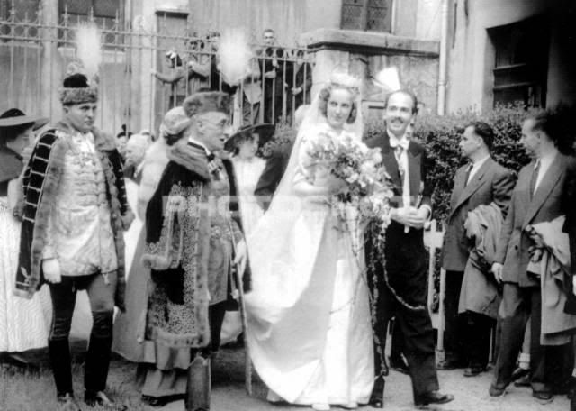 Boda de Otto de Austria y Regina de Sajonia Meinigen 18-1