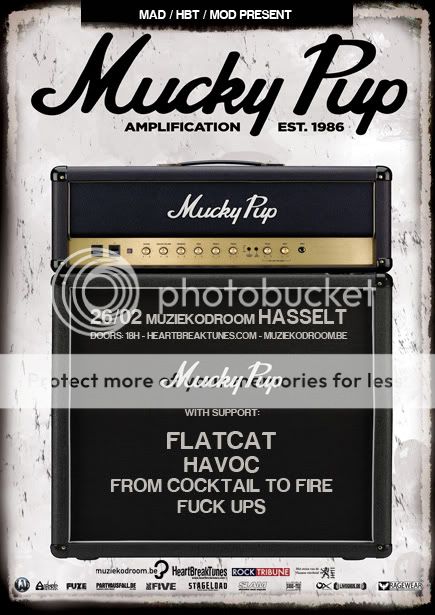 [26/02/12] MUCKY PUP + FLATCAT @ Hasselt 20120226-MuckyPup-flyer02