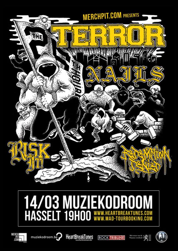 [14/03] TERROR + NAILS + RISK IT @ Hasselt 20150314%20-%20Terror%20-%20flyer01_zpsae8agkj5