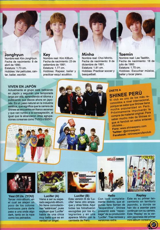 SHINee Peru žurnale 319