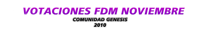 Votaciones FDM  -  Noviembre 2010 V-FDM-2010